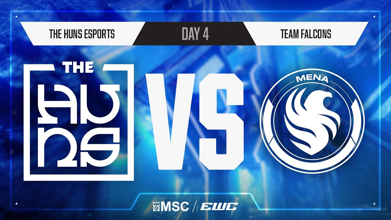 The Huns Esports vs Team Falcons | Day 4 | Wild Card Stage | MSC Tournament at EWC 26