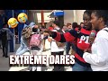 EXTREME SCHOOL DARES!|HIGHSCHOOL EDITION 😂 (OR GET SQUIRTED IN THE FACE)