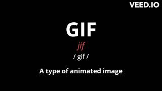 How to Pronounce GIF