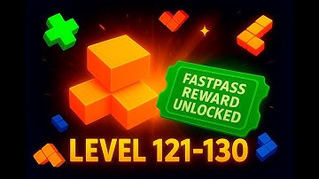 Wood Block Jam - Level 121 - 130 Solution 🔓 | Fastpass Reward Unlocked!