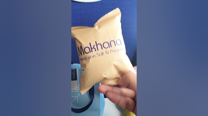 What's Inside Indigo's Inflight Snack Bag?