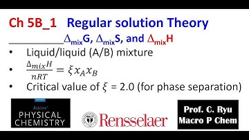 Ch05B 1 Regular solution theory