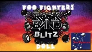 Foo Fighters - Doll - Rock Band Blitz Playthrough (5 Gold Stars)