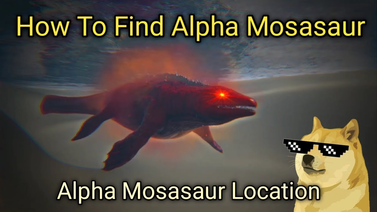 How to find alpha mosasaur location