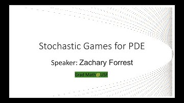 Stochastic Games for PDE