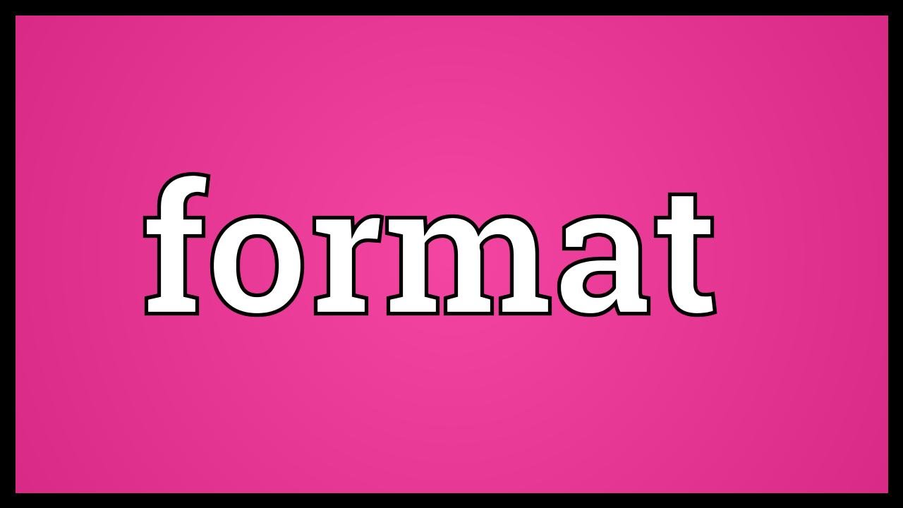 format-meaning-youtube