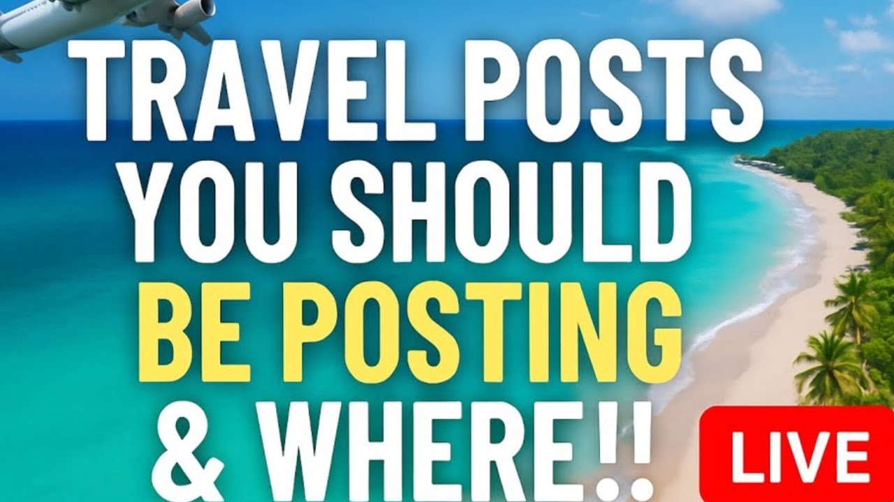 📲 Travel Posts You Should Be Posting & WHERE! (Replay)