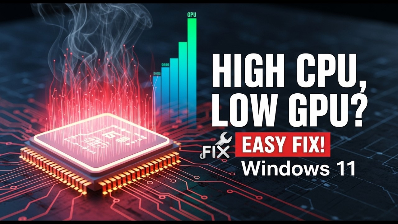 High CPU Usage Low GPU Usage While Gaming High CPU Usage Fix Windows 11 ...