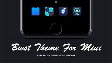 Best Simple Dark Ios Theme For Miui - Available In Theme Store With Download Link.