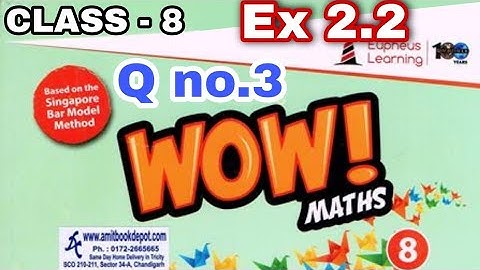 Class 8 Ex 2.2 Q No.3 #Wow Maths Book Solution Ex 2 Exponent And Power Cbse/Icse By #Vishwajeet_Sir