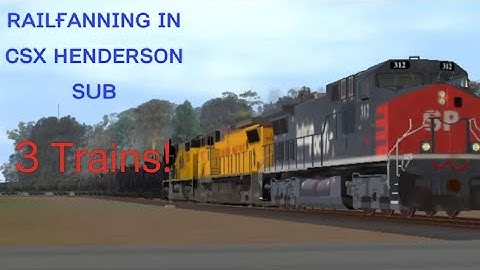 Railfanning In CSX Henderson Sub Trainz Simulator Android