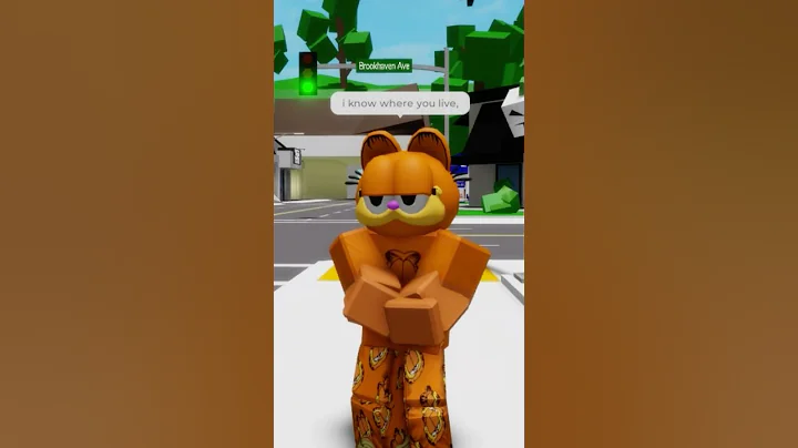 I Know Where You Live 😭 #garfield #shorts #roblox #memes #trending #funny