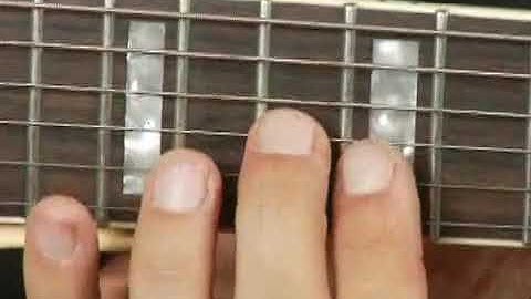 1st Inversion Octave Up of E Major Guitar Chord on the Top Strings