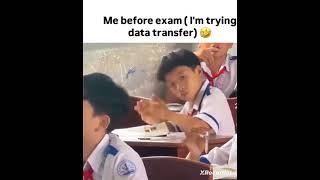 me before exam🧠 I,m trying data transfer😎