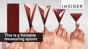 This is a foldable, 4-in-1 measuring spoon