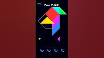 Tangram Puzzle Level 4 | Game | Challenge | #shortsfeed #ytshorts #shorts