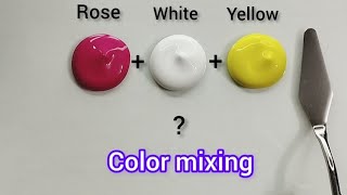 guess the final color 🎨 satisfying color mixing asmr video |art video |paint mixing video