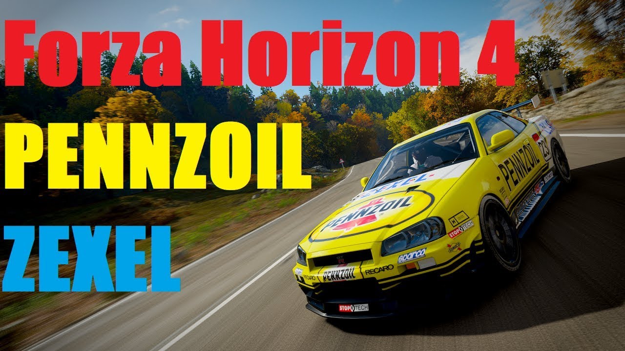 Forza Horizon 4 Pennzoil Zexel Nissan Skyline Gt R 02 Youtube