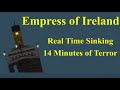 Floating Sandbox/RMS Empress of Ireland Real Time Sinking (14 Minutes)
