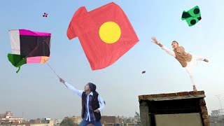 Kite Flying & 3 Gudda Catch Vs Kite Challenge