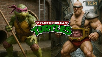 TMNT (Teenage Mutant Ninja Turtles): All Characters Reimagined in Real Life with AI