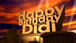 Happy Birthday Didi