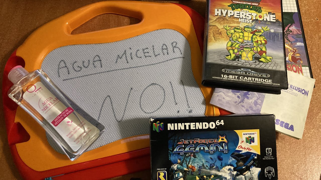 NO uses AGUA MICELAR para VIDEOJUEGOS sin ver este Vídeo 🎮❌