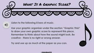 Graphic Score Example