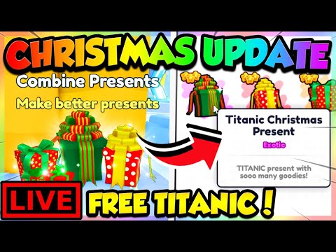 🔴LIVE Roblox PET SIM 99 BIG CHRISTMAS UPDATE 