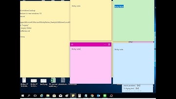 How to Restore Sticky Note to new windows เรียกคืน sticky note วินโดวส์ 10