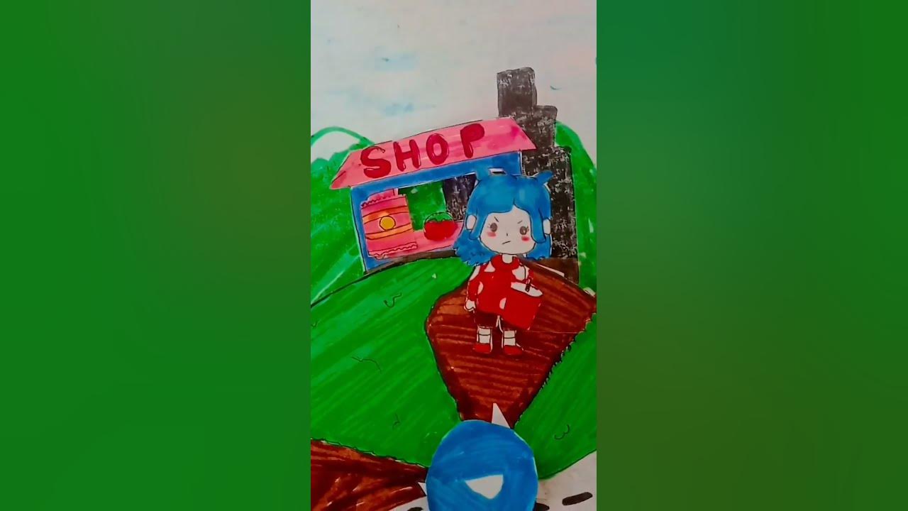 Toca boca paper story #art #music #drawing #song #diy