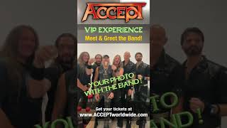 Meet The Band! Check Out Accept's Vip Experience On The Upcoming Tours!