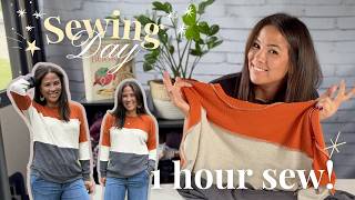 Can We Sew This Color Blocked Top in Under an Hour!?