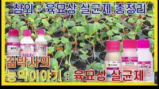 육묘상에 효과가 좋은 살균제는?
