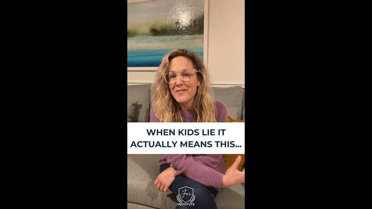 When kids lie, it actually means THIS | Jai Institute for Parenting