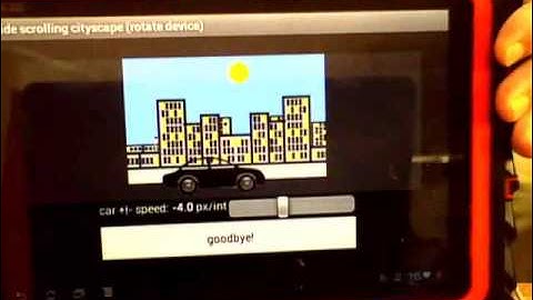 App Inventor cityscape scrolling demo