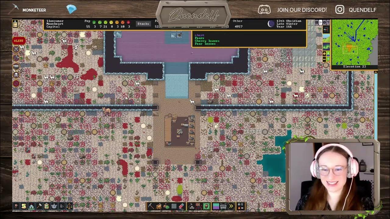 Dwarf Fortress Moonheart [2] Cavern Siege & Trap Mega Fails Live