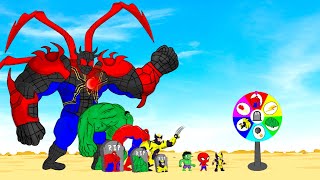 Rescue All HULK Family \& SPIDERMAN, WOLVERINE vs SPIDERMAN DEVIL : Who Is The King Of Super Heroes?