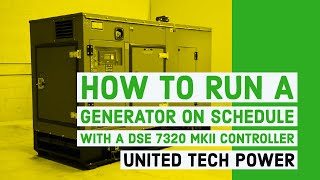 Famous How To Run A Generator On Schedule With A DSE 7320 MKII Controller Wealth