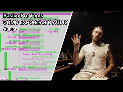 Vídeo: Como faço para exportar uma sessão do Pro Tools para mp3?