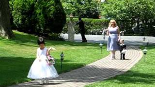 Worlds Most Concentrated Flower Girl