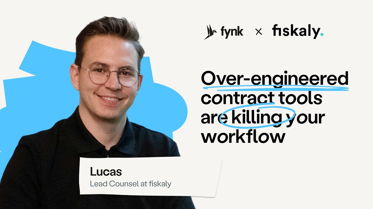 fynk x fiskaly | Choosing the right contract tool without over-engineering