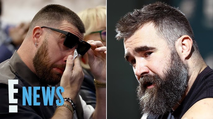 Travis Kelce Cries As His Brother Jason Kelce Announces Nfl Retirement E News