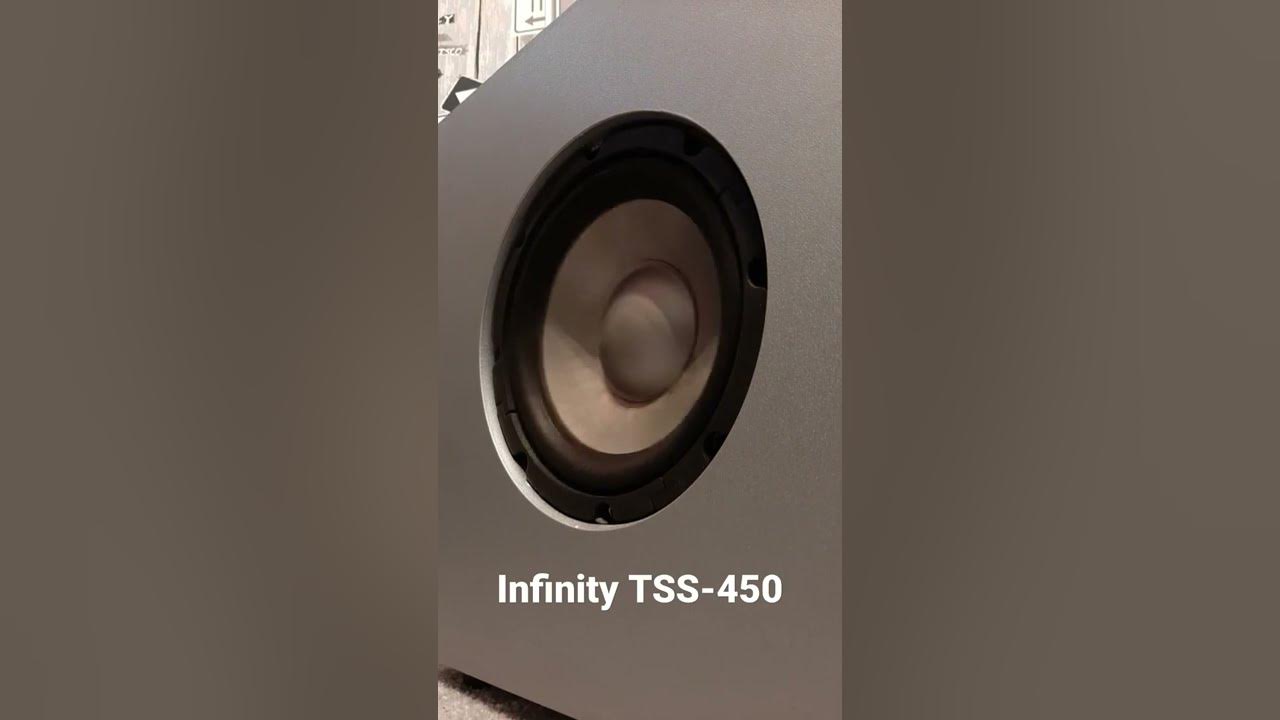 Infinity TSS450 bass subwoofer infinity YouTube