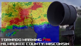 Milwaukee County Tornado Warning FAIL - ASC T-128 Ambiance - South Milwaukee, WI