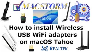 How to install wireless USB adapters on macOS Tahoe