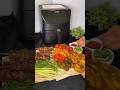 Закусочный сет в аэрогриле Cosori🧡 #cosori #рецептываэрогриле #рецепты #шашлык #мясо #овощи #закуска