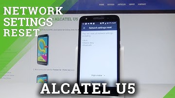How to Reset Network Settings in ALCATEL U5 - Restore Default Network Configuration |HardReset.Info