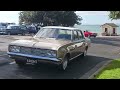 5 cars leaving St Leonards after Koastal Cruise.