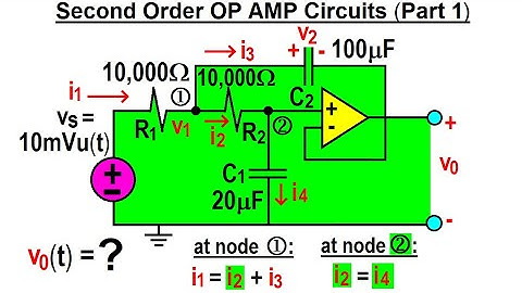 Electrical Engineering: Ch 9: 2nd Order Circuits (66 of 76) 2nd Order OP AMP Circuits (Part 1)